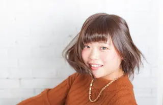 ショート ミディアム カラー パーマ ヘアアレンジ 山野井 誠のヘアスタイル