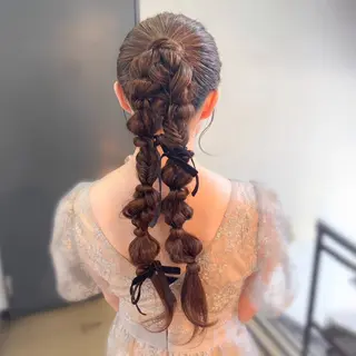 ヘアアレンジ アイルーチェ所属・Hair&Make キキのヘアスタイル