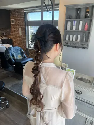 ロング ヘアアレンジ Felice Erikaのヘアスタイル