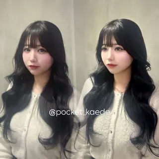 カラー 🤍韓国ヘア/ 楓🤍のヘアスタイル