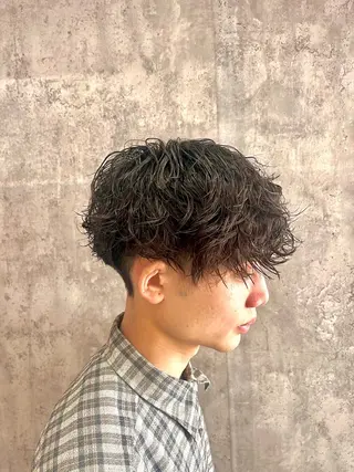 ショート パーマ メンズ 💈メンズパーマ の神様💈よしやのヘアスタイル