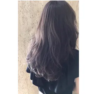 ロング カラー パーマ ヘアアレンジ メンズ キッズ ネイル マツエク・マツパ 福壽 優奈のヘアスタイル