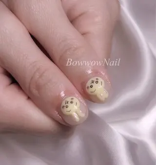 ネイル Bow wow Nail さや🧸のネイルデザイン