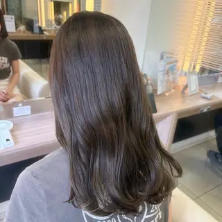 セミロング 韓国🇰🇷/透明感 カラー🫧ひかりのヘアスタイル