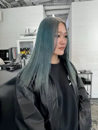 ロング カラー ヘアアレンジ 艶ハイトーン/ヘア アレンジAYAKAのヘアスタイル