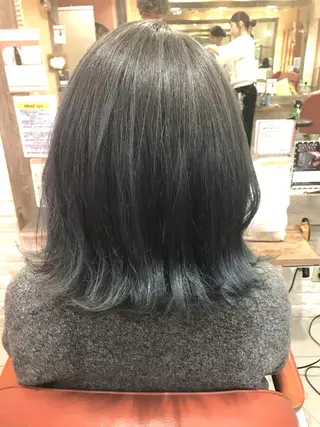 ミディアム カラー パーマ ヘアアレンジ 増子 幹樹のヘアスタイル