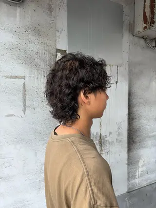 ミディアム パーマ メンズサロンクロ所属・今井 匠のヘアスタイル