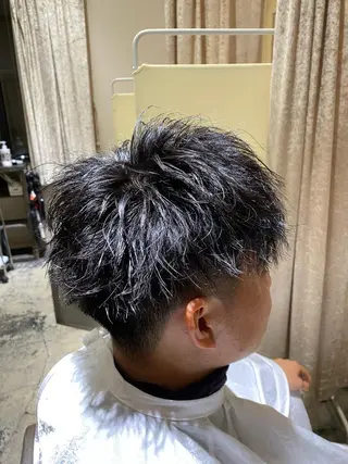 パーマ 道下 颯人のヘアスタイル