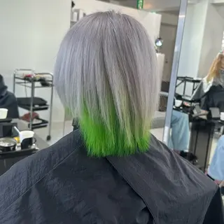 ミディアム REAL 心斎橋所属・ブリーチ/ベージュ/ ピンク🦋ナツミのヘアスタイル