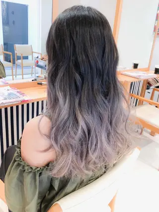 ロング カラー Days 透明感カラーのヘアスタイル