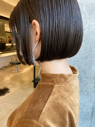 ショート パーマ フジイ カズキのヘアスタイル