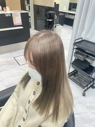 セミロング カラー 🐥くまがい💛 ダブルカラー／パーマのヘアスタイル