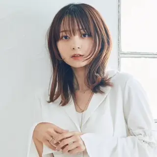 ミディアム sweep☁️ ルカ┊透明感カラーのヘアスタイル