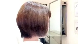ショート カラー ヤマウチ  ヒデキのヘアスタイル