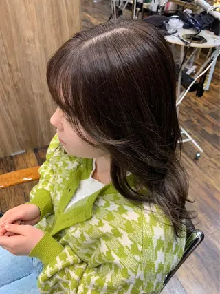 セミロング 透明感カラー🫧縮毛 矯正🪽izumiのヘアスタイル