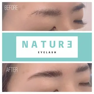 パーマ メンズ マツエク・マツパ NATURE MIYUのマツエク・マツパデザイン