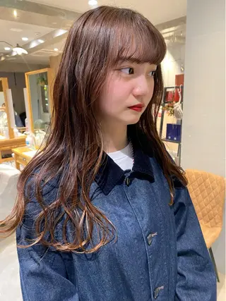 カラー AO所属・RISAKO 艶髪モテヘア🎀府中のヘアスタイル