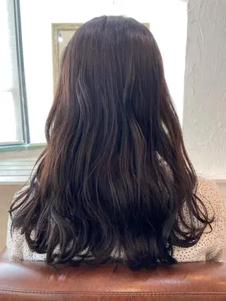 ロング カラー 宮本 玲那のヘアスタイル