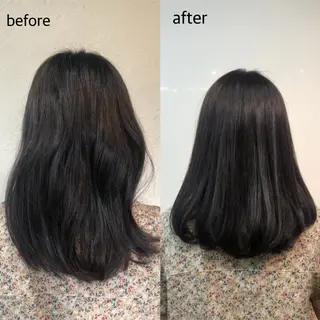 ミディアム カラー 桑原 菜摘のヘアスタイル