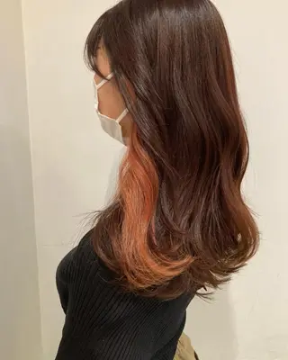ロング カラー KANO🌷 ブリーチなしカラーのヘアスタイル