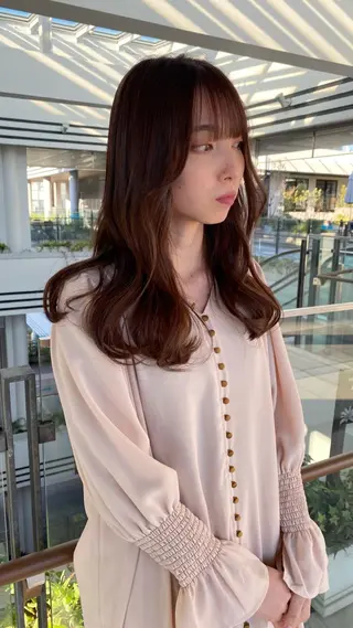 ロング カラー RURI韓国ボブ 🇰🇷タッセルボブのヘアスタイル