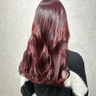 ロング カラー 髪質改善ストレート /暖色カラー🎀🪞のヘアスタイル