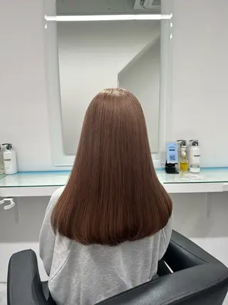 カラー La fith hair　pur茶屋町店所属・momoka/茶屋町 /艶髪カラーのヘアスタイル