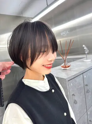 ショート ショート/似合わせ/ 透明感カラー古市唯人のヘアスタイル