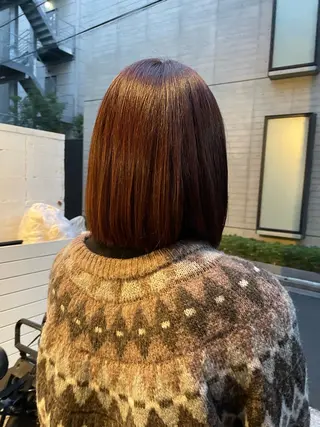 ミディアム カラー ツヤ美髪💐 髪質改善/高山愛来のヘアスタイル