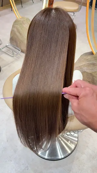 ロング カラー レイヤー✨縮毛矯正 川村利幸のヘアスタイル