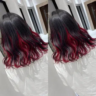 カラー earth甲府昭和店 東 允のヘアスタイル