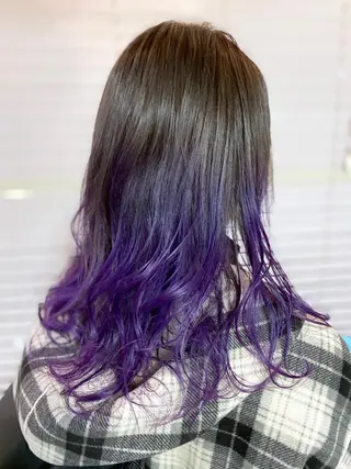 セミロング カラー AMNESIA所属・やまなか りょうすけのヘアスタイル