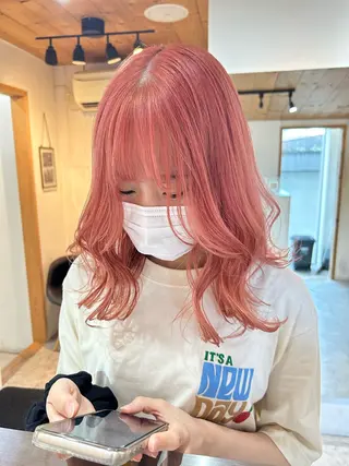 ミディアム カラー メンズ 🧸艶々韓国ヘア 🧁mizunaのヘアスタイル