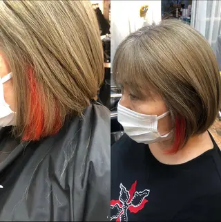 カラー rollen所属・美魔女 美容師NAOのヘアスタイル