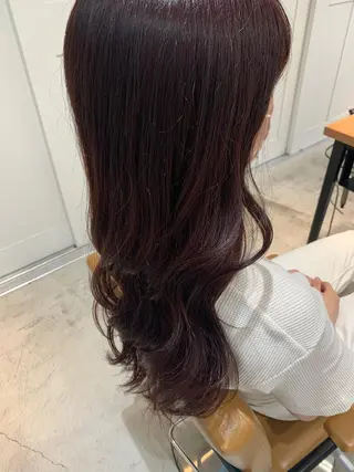 ロング u n aのヘアスタイル