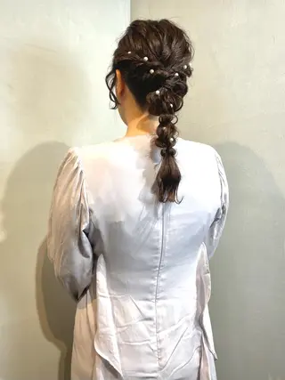 ロング ヘアアレンジ BeBe /カラーリスト/四条のヘアスタイル