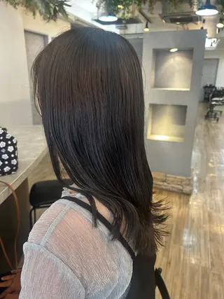 セミロング カラー ブリーチ／ヘアセット 🪞🌙minamiのヘアスタイル