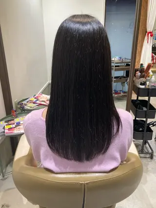 ロング 折本 沙織のヘアスタイル