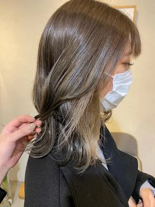セミロング cassette.所属・名古屋カットモデル Ayanoのヘアスタイル