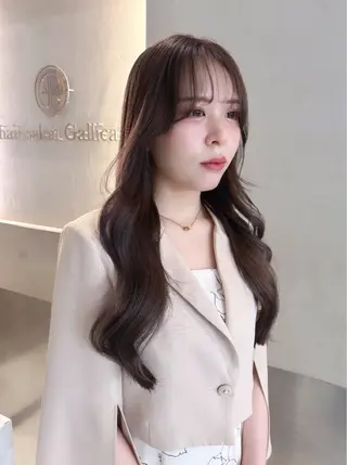 ロング カラー ワンホン/韓国ヘア 🤍amiのヘアスタイル