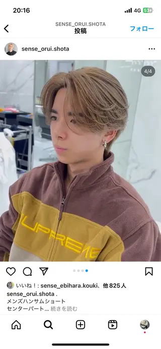 ショート パーマ メンズ MEN'S HAIR SENSE BLUE 渋谷宇田川交番前店所属・🔥メンズ特化🔥 牧野圭吾のヘアスタイル