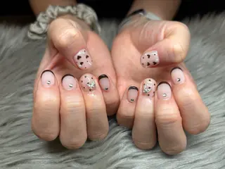ネイル cut&style CLOWN所属・Tobayama 🐈‍⬛໒꒱· ﾟのネイルデザイン