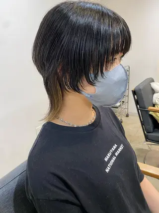 ショート カラー レイヤー/髪質改善 渡邉【日吉美容室】のヘアスタイル