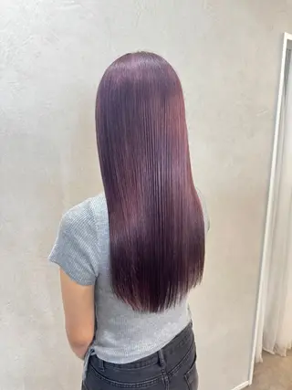 ロング カラー Salon de Qualia(サロンドクオリア)所属・杉下　涼/ハイトーン /髪質改善/パーマのヘアスタイル