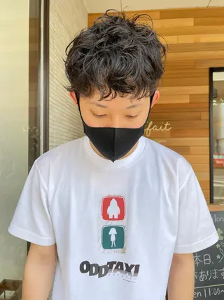 パーマ メンズ 【AMANEQ】 yuka🦋のヘアスタイル