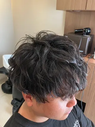 ショート パーマ Men's Salon GRAN 矢巾店所属・佐々木 真吾のヘアスタイル