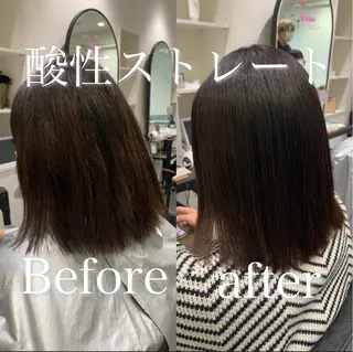 セミロング 【酸性ストレート】 宮下和明のヘアスタイル