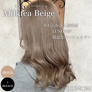 セミロング カラー 💛ブリーチで叶える 💛垢抜けカラー🌈のヘアスタイル