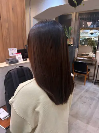 セミロング TSUMUGI ／縮毛矯正🎀✨️のヘアスタイル