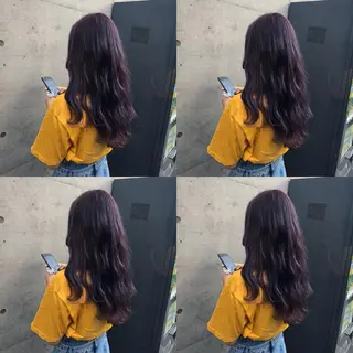 ロング カラー ✨ブリーチなしカラー ×髪質改善✨松村 潤のヘアスタイル